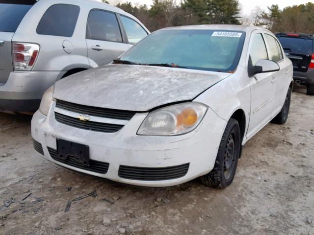 1G1AL55F277267835 - 2007 CHEVROLET COBALT LT WHITE photo 2