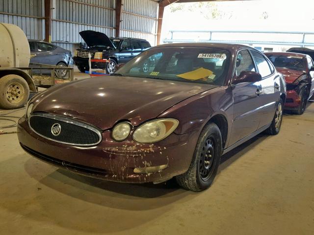 2G4WC552X71122786 - 2007 BUICK LACROSSE C BURGUNDY photo 2