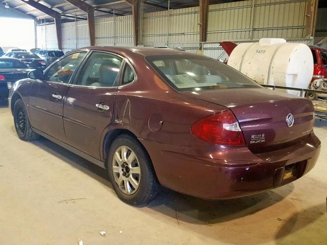 2G4WC552X71122786 - 2007 BUICK LACROSSE C BURGUNDY photo 3