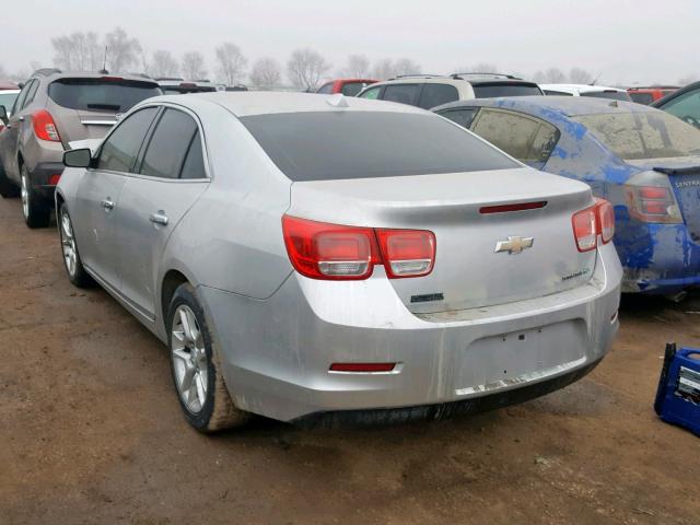 1G11D5RR9DF107194 - 2013 CHEVROLET MALIBU 1LT SILVER photo 3
