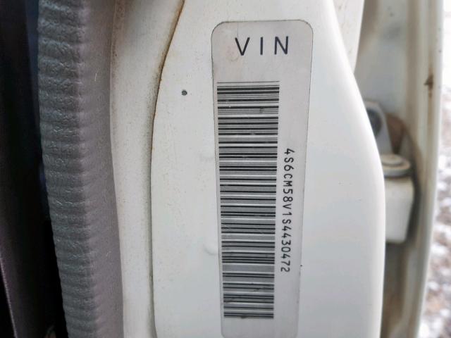 4S6CM58V1S4430472 - 1995 HONDA PASSPORT E 白色 照片 10