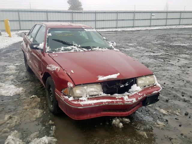 1G4NJ54N3PC302117 - 1993 BUICK SKYLARK LI BURGUNDY photo 1