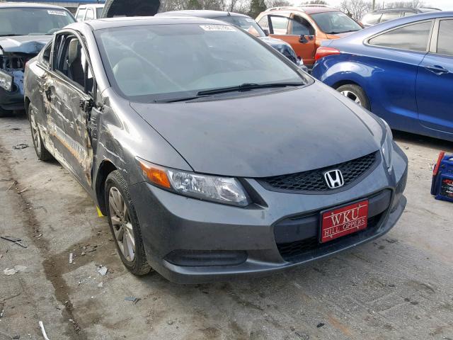 2HGFG3B18CH503743 - 2012 HONDA CIVIC EXL GRAY photo 1