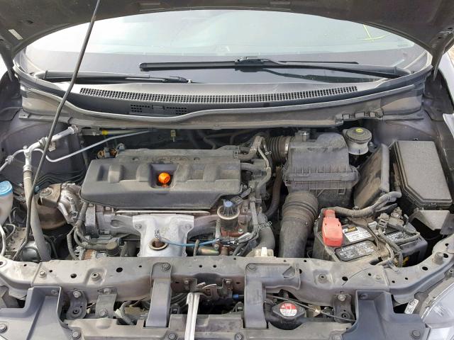 2HGFG3B18CH503743 - 2012 HONDA CIVIC EXL GRAY photo 7