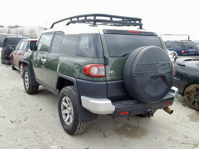 JTEBU4BF0EK186832 - 2014 TOYOTA FJ CRUISER GREEN photo 3