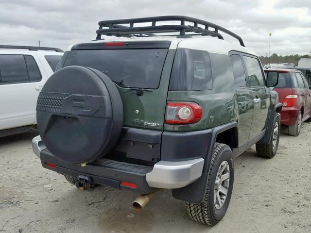 JTEBU4BF0EK186832 - 2014 TOYOTA FJ CRUISER GREEN photo 4