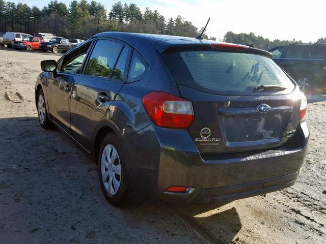 JF1GPAA64FH292223 - 2015 SUBARU IMPREZA BA GRAY photo 3