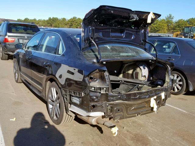 1VWDT7A32HC029274 - 2017 VOLKSWAGEN PASSAT R-L BLACK photo 3