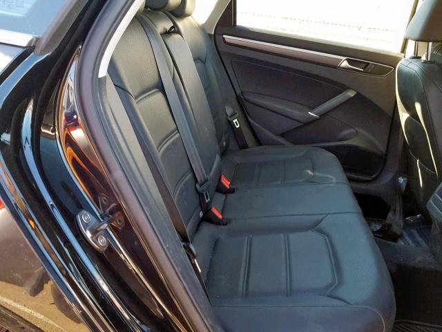 1VWDT7A32HC029274 - 2017 VOLKSWAGEN PASSAT R-L BLACK photo 6