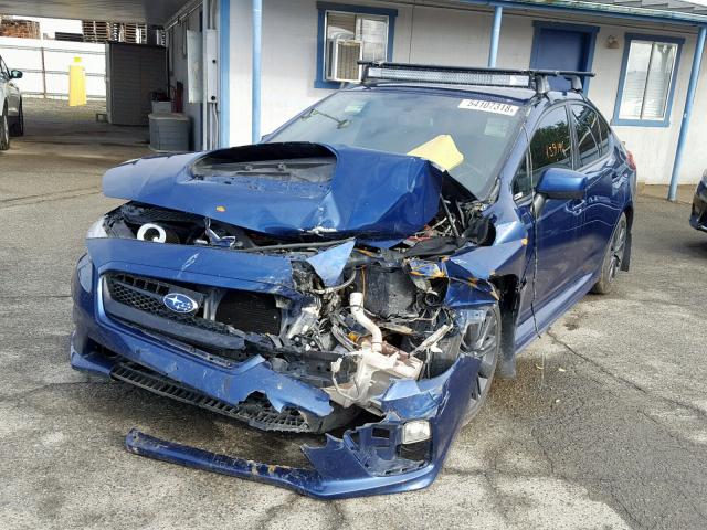 JF1VA1A61F9816530 - 2015 SUBARU WRX BLUE photo 2