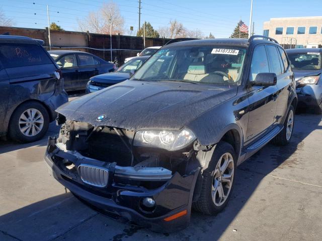 WBXPC93429WJ29153 - 2009 BMW X3 XDRIVE3 BLUE photo 2