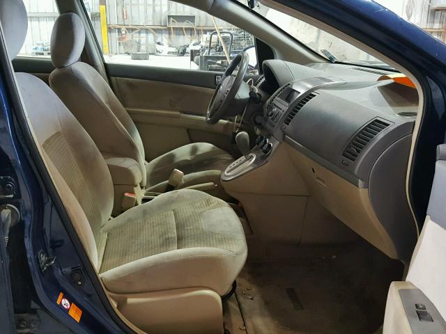 3N1AB61E88L764479 - 2008 NISSAN SENTRA 2.0 BLUE photo 5