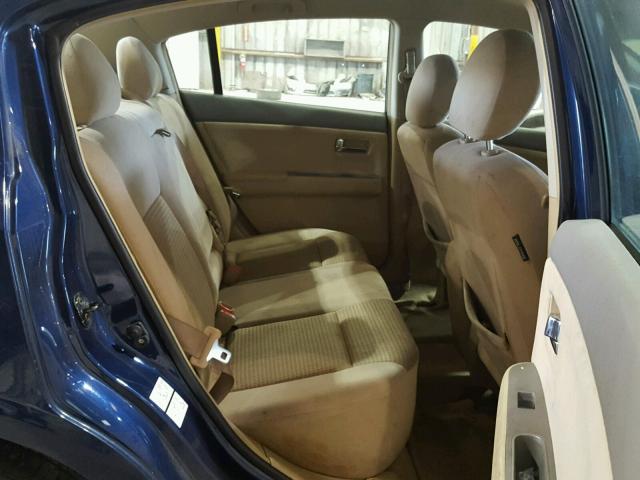 3N1AB61E88L764479 - 2008 NISSAN SENTRA 2.0 BLUE photo 6