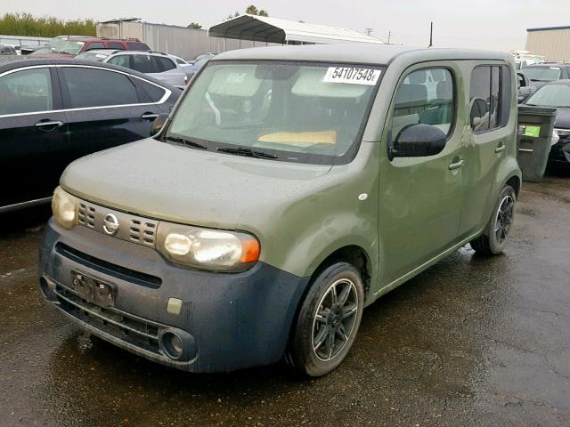 JN8AZ28R09T111494 - 2009 NISSAN CUBE BASE GREEN photo 2