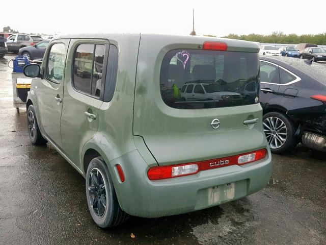 JN8AZ28R09T111494 - 2009 NISSAN CUBE BASE GREEN photo 3