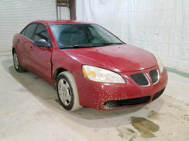 1G2ZF58BX74239703 - 2007 PONTIAC G6 VALUE L RED photo 1