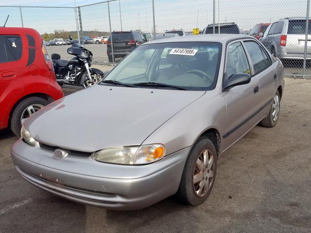 1Y1SK5481XZ417533 - 1999 CHEVROLET GEO PRIZM 棕色 照片 2