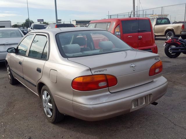1Y1SK5481XZ417533 - 1999 CHEVROLET GEO PRIZM 棕色 照片 3