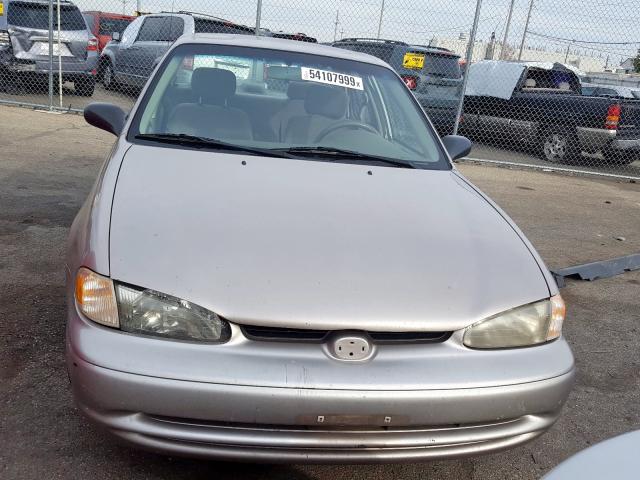 1Y1SK5481XZ417533 - 1999 CHEVROLET GEO PRIZM 棕色 照片 9