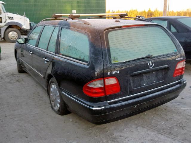 WDBJH82J7YX039073 - 2000 MERCEDES-BENZ E 320 BLACK photo 3