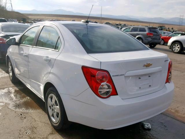 1G1JA5SH4F4217904 - 2015 CHEVROLET SONIC LS WHITE photo 3