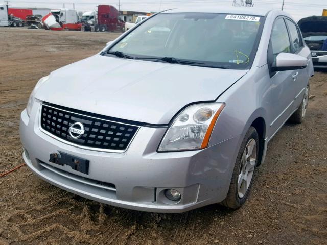 3N1AB61E18L652929 - 2008 NISSAN SENTRA 2.0 SILVER photo 2