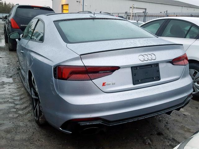 WUARWAF56JA902102 - 2018 AUDI RS5 GRAY photo 3