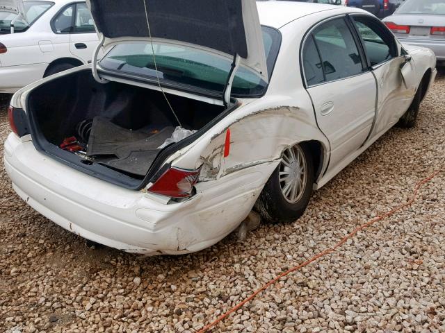 1G4HP52K044106257 - 2004 BUICK LESABRE CU WHITE photo 4