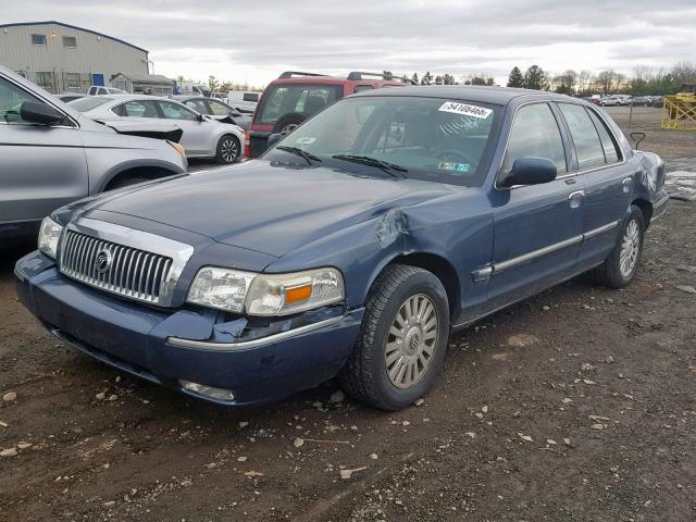 2MEFM75V77X623914 - 2007 MERCURY GRAND MARQ BLUE photo 2