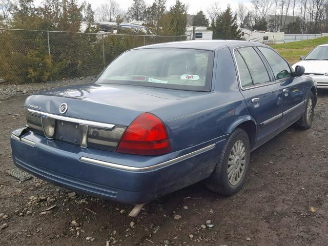 2MEFM75V77X623914 - 2007 MERCURY GRAND MARQ BLUE photo 4