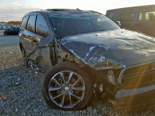 1C4SDHCT0FC755934 - 2015 DODGE DURANGO R/ GRAY photo 9