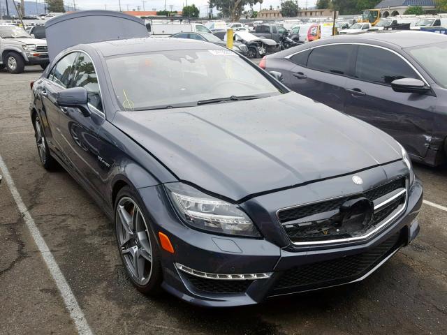 WDDLJ7EB1CA031520 - 2012 MERCEDES-BENZ CLS 63 AMG GRAY photo 1