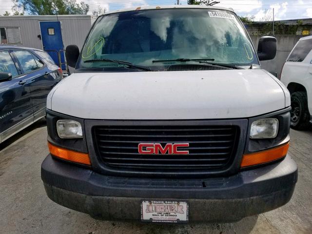 1GTHG35UX71203283 - 2007 GMC SAVANA G35 WHITE photo 9