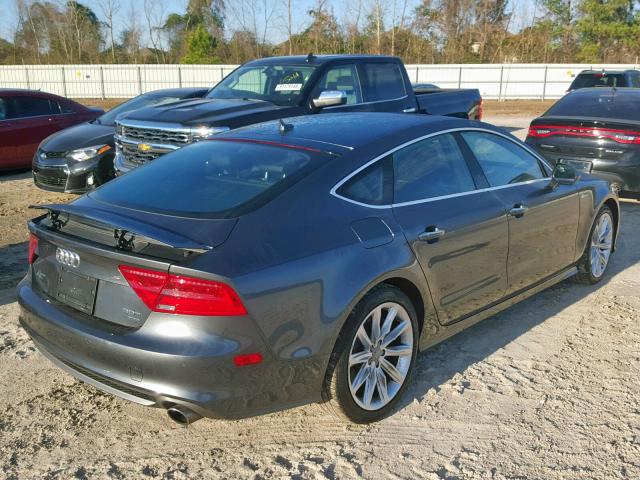 WAU2GAFCXFN003816 - 2015 AUDI A7 PRESTIG GRAY photo 4