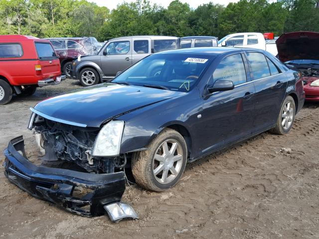 1G6DC67AX50153876 - 2005 CADILLAC STS GRAY photo 2