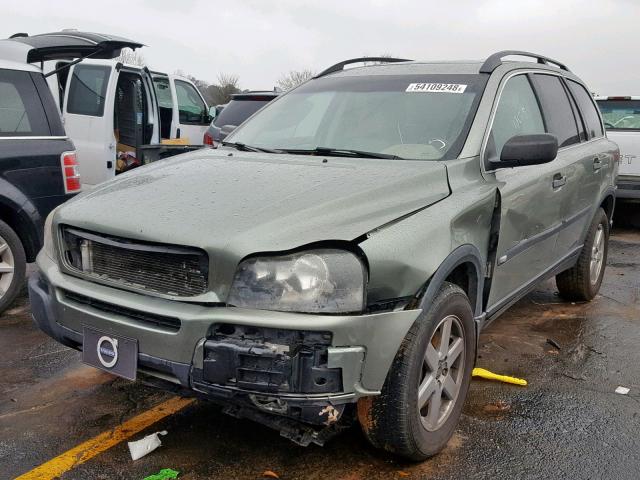 YV4CY592X61262759 - 2006 VOLVO XC90 GREEN photo 2