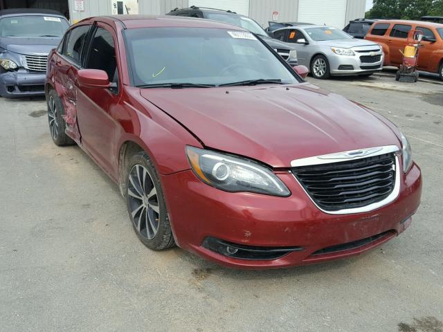 1C3CCBBG9CN306121 - 2012 CHRYSLER 200 TOURIN MAROON photo 1