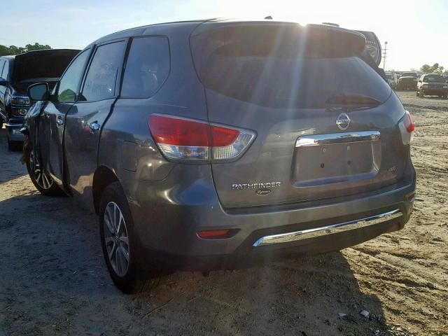 5N1AR2MMXFC603575 - 2015 NISSAN PATHFINDER GRAY photo 3