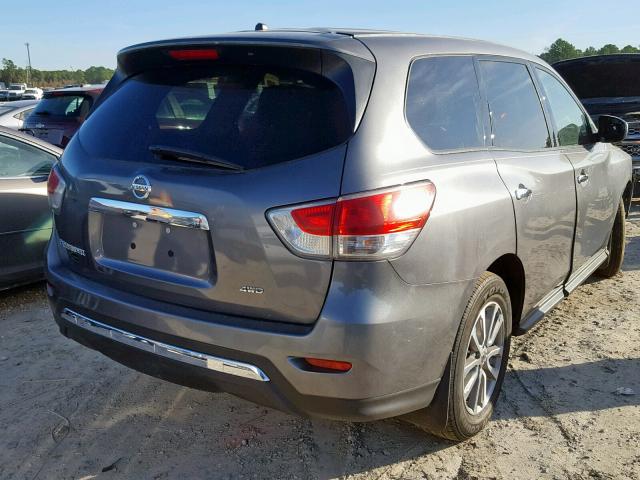 5N1AR2MMXFC603575 - 2015 NISSAN PATHFINDER GRAY photo 4
