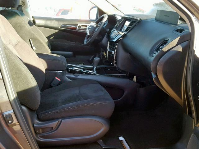 5N1AR2MMXFC603575 - 2015 NISSAN PATHFINDER GRAY photo 5