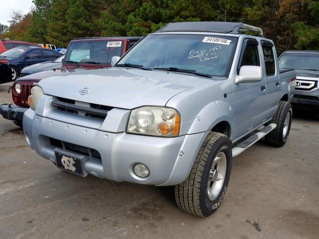 1N6ED27Y21C307412 - 2001 NISSAN FRONTIER C SILVER photo 2