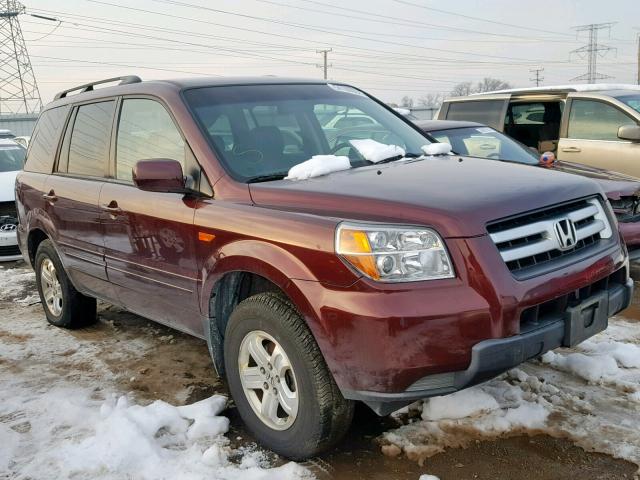 5FNYF282X8B002810 - 2008 HONDA PILOT VP MAROON photo 1