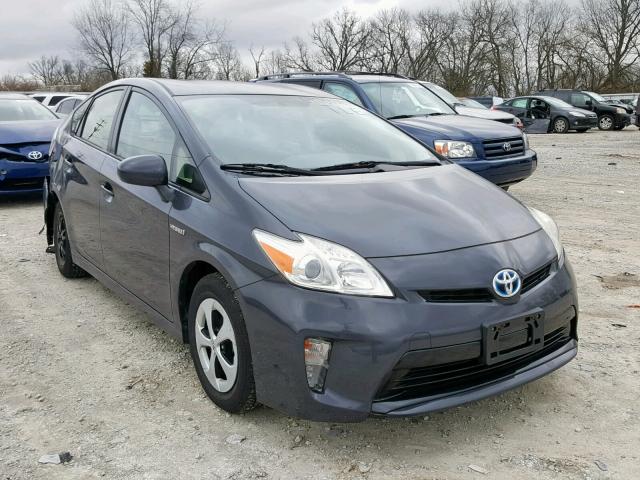 JTDKN3DU7C5485186 - 2012 TOYOTA PRIUS CHARCOAL photo 1