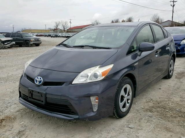 JTDKN3DU7C5485186 - 2012 TOYOTA PRIUS CHARCOAL photo 2