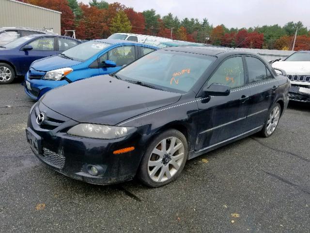 1YVHP80D965M05635 - 2006 MAZDA 6 BLACK photo 2