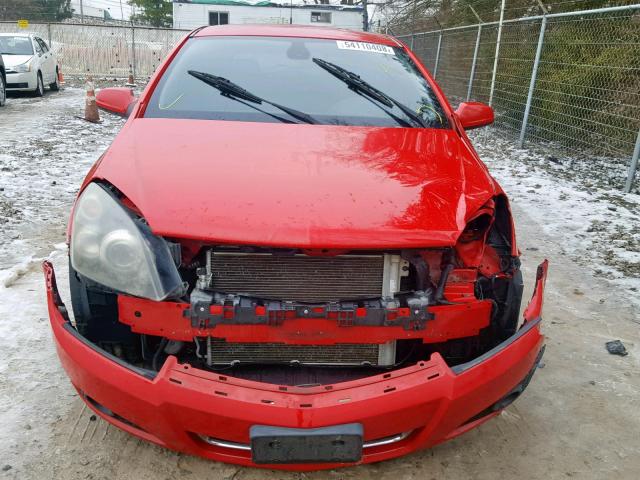 W08AT271885070486 - 2008 SATURN ASTRA XR RED photo 9