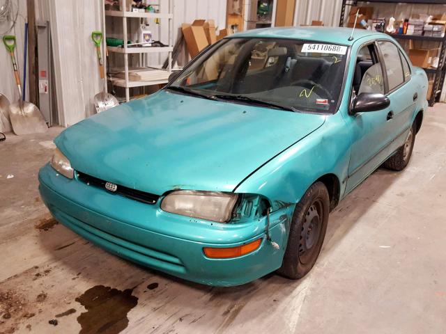 1Y1SK5365PZ009553 - 1993 GEO PRIZM BASE 绿色 照片 2