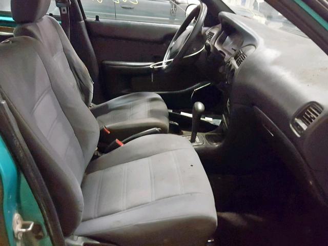 1Y1SK5365PZ009553 - 1993 GEO PRIZM BASE 绿色 照片 5