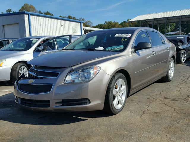 1G1ZB5E09CF266649 - 2012 CHEVROLET MALIBU LS ბეჟი ფოტო 2