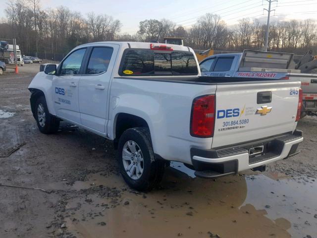 1GCGSCEN0J1320641 - 2018 CHEVROLET COLORADO L WHITE photo 3